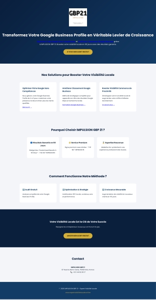 Optimiser Fiche Google Sans Compétences | Booster Visibilité Locale – IMPULSION