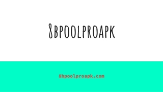 All the Mod Features of 8 Ball Pool Mod APK: 8bpoolproapk.com