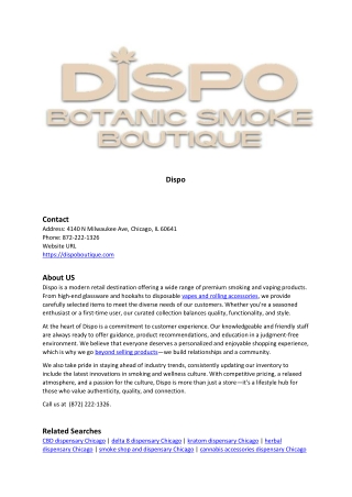 Dispo
