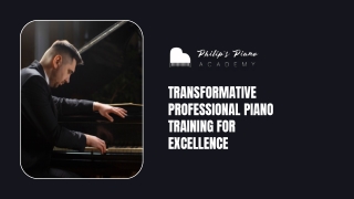 Transformative Professional Piano Training for Excellence