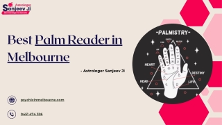 Best Palm Reader in Melbourne - Astrologer Sanjeev Ji
