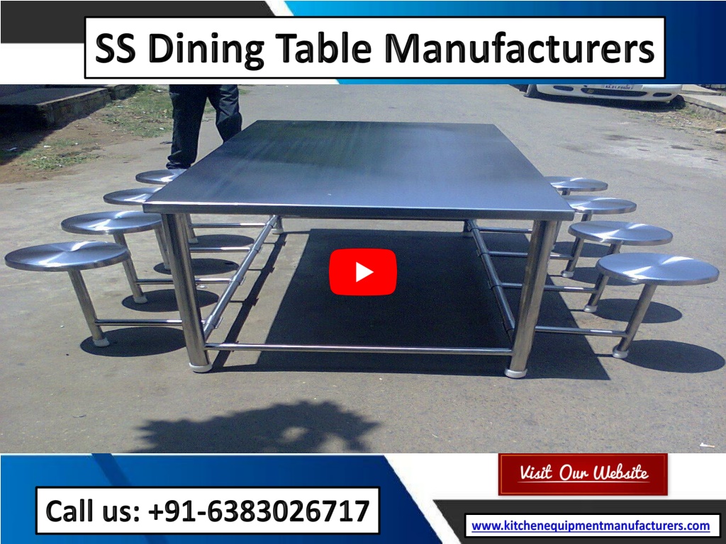 Ss Dinner Table PPT - SS Dining Table Manufacturers| Stainless Steel Dining Table ...