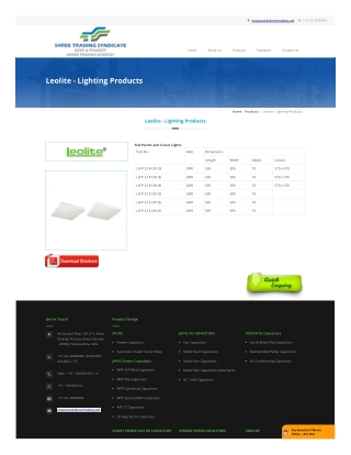 Leolite, Lighting Products, Flat Panels, Linear Lights, Mumbai, India