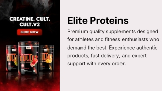 Elite Proteins – Premium Sports Nutrition & Fitness Supplements