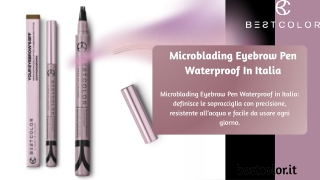 Microblading Eyebrow Pen Waterproof In Italia