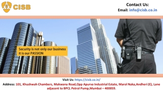 Manpower Services in Mumbai | CISB
