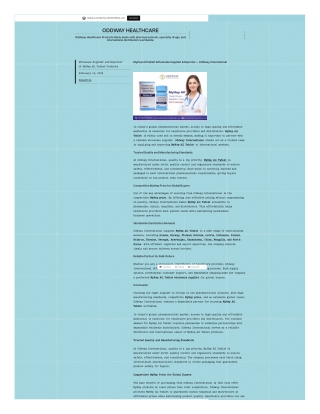 MyHep All Tablet Wholesale Supplier & Exporter – Oddway International