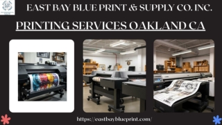 Quality Printing Services Oakland CA Positively Impacts The Marketing Campaign
