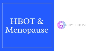 HBOT and menopause: what the science actually shows about healthy aging