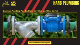 Common Plumbing Pipe Problems in Milton and How to Fix