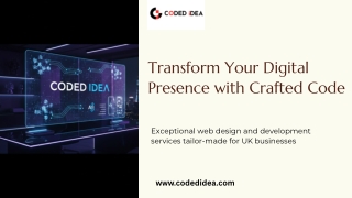 transform your digital presence with crafted code
