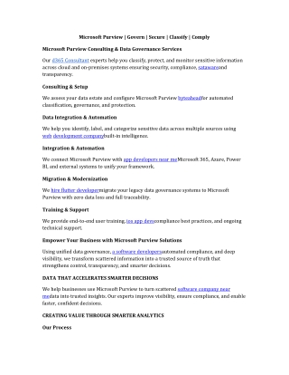 Microsoft Purview