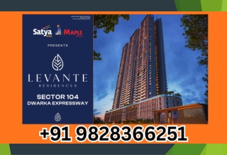 Refined Residential Living Spaces in Sector 104 Gurgaon Levante Residences  91 9