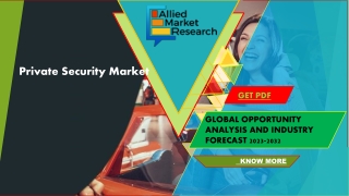 Latest Updates in Private Security Market