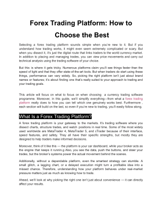 Step-by-Step Guide to Forex Trading for Beginner's