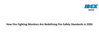 How Fire Fighting Monitors Are Redefining Fire Safety Standards in 2026