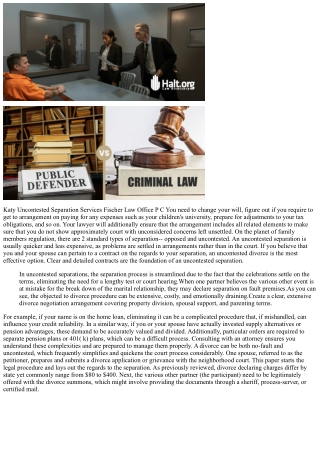 Do I Have To Go To Court For An Uncontested Separation In Texas?