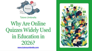 Why Are Online Quizzes Widely Used in Education in 2026