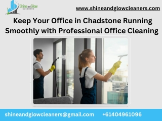 Keep Your Office in Chadstone Running Smoothly with Professional Office Cleaning