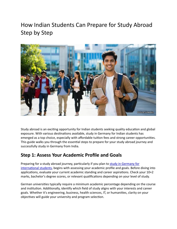 PPT - How Indian Students Can Prepare for Study Abroad Step by Step ...