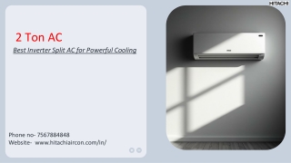 2 Ton AC Best Inverter Split ac for powerful cooling
