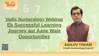 Vedic Numerology Webinar: Ek Successful Learning Journey aur Aane Wale