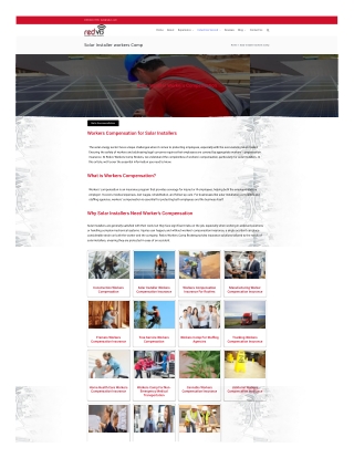 Solar Installer Workers Compensation