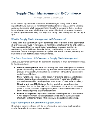 Supply Chain Management and Logistics: ABK Experts