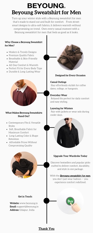 Stay Warm in Style with Beyoung Sweatshirt