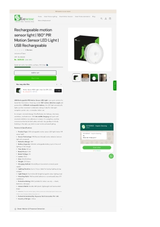 Buy Rechargeable Motion Sensor Lights for Home