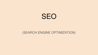 Introduction to SEO: Basics of Search Engine Optimisation