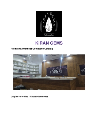Buy Amethyst Stone Online – Natural & Certified Amethyst Gemstone at Best Price