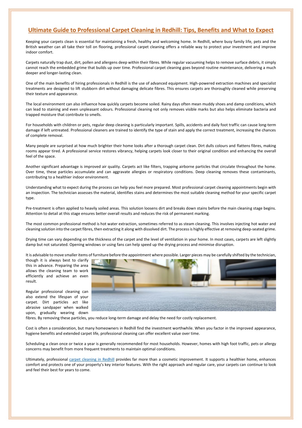 PPT - Ultimate Guide to Professional Carpet Cleaning in Redhill Tips ...
