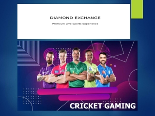 Diamond Exchange – Live Sports Gaming Presentation