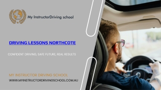 DRIVING LESSONS NORTHCOTE