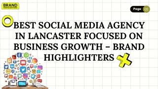 Best Social Media Agency in Lancaster Focused on Business Growth – Brand Highlighters