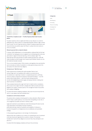 Fractional CFO service
