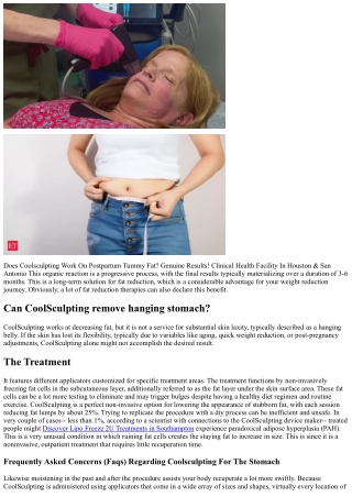 5 Coolsculpting Before-and-after Tales And Just How To Obtain The Same Outcomes