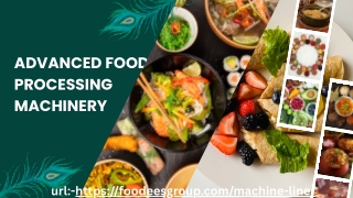 advanced food processing machinery