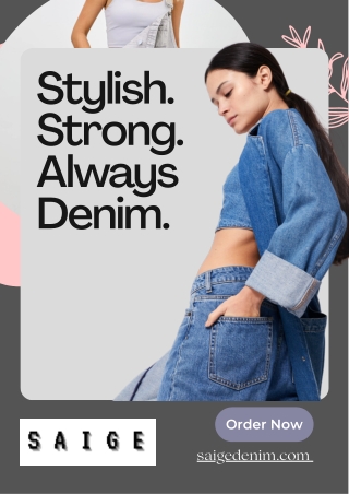 Denim Jeans Wholesaler | Quality Bulk Denim Supply