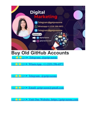 Top 15 Sites To Buy Old Github Accounts in 2026
