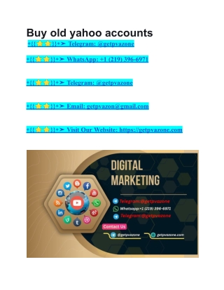 Top 10 Verified Sites to Buy Old Yahoo Accounts in 2026 ...