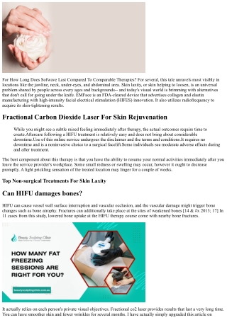 Three Situations Of Complications After High-intensity Focused Ultrasound Treatm