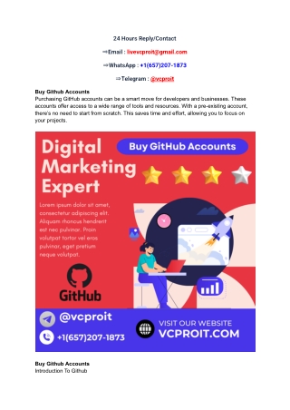 Buy Github Accounts - Boost Your Development February