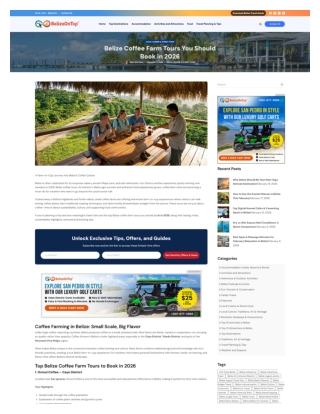 Belize Coffee Farm Tours You Should Book in 2026
