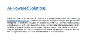 AI-Powered Solutions in Kochi & Kerala – Canary Digital AI