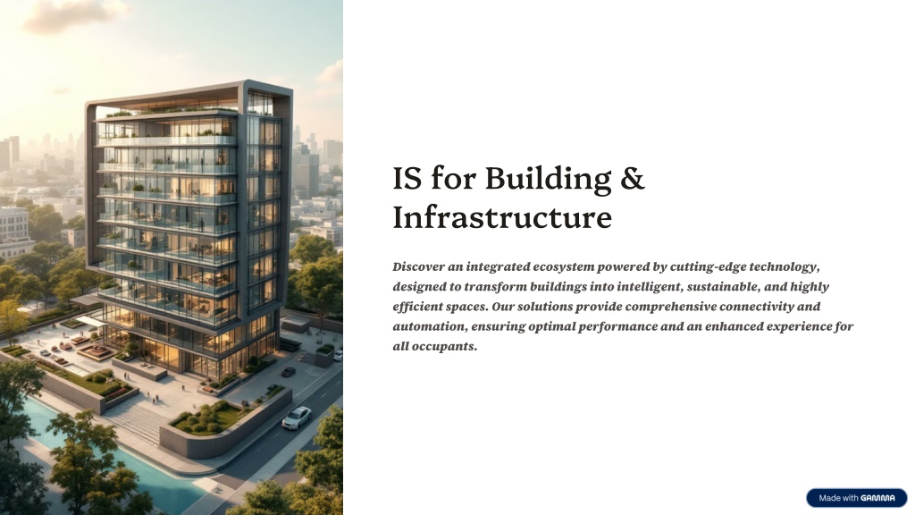 PPT - Integrated Suite for Smarter Building & Infrastructure Management ...