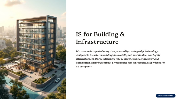Building Inftrastructure PPT - Integrated Suite for Smarter Building & Infrastructure Management ...