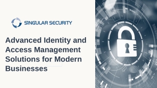 Advanced Identity and Access Management Solutions for Modern Businesses