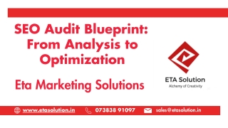 seo audit blueprint from analysis to optimization